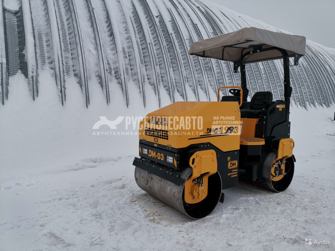 Купить Каток тротуарный двухвальцовый ZDM-03-VD (масса 3 т., шир. вальца 1,2 м) в компании Русбизнесавто - изображение 0
