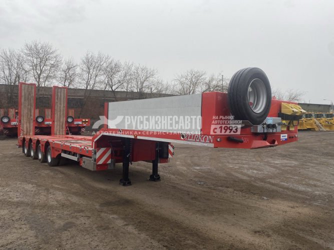 Купить Полуприцеп трал TIRKON LWB4A , 4 оси, раздвижной, г/п 51000 кг в компании Русбизнесавто - изображение 27