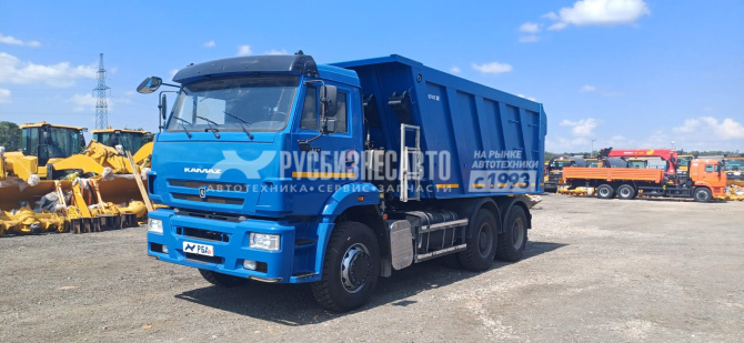 Купить КАМАЗ 6520-B5 самосвал б/у (2022 г., 65 494км.) ДВС Cummins (5006) Новая резина в компании Русбизнесавто - изображение 0