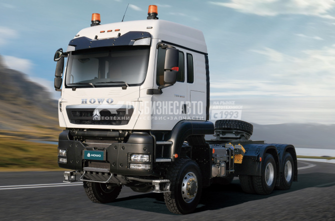 Купить Тягач HOWO T5G 6x6 ( ZZ4407V395GE1 ) / без АДР с КОМ / 14.00R20 односкат в компании Русбизнесавто - изображение 1
