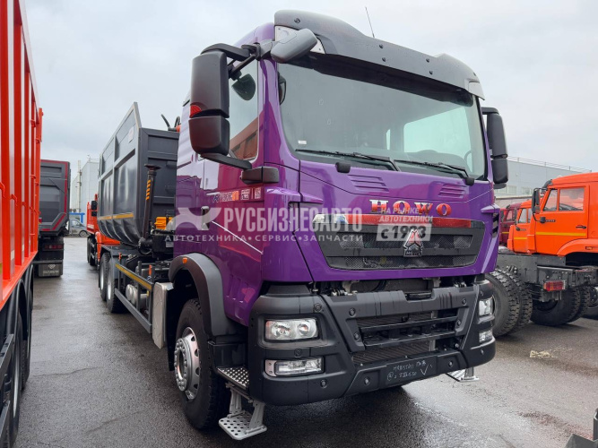 Купить КМУ Ломовоз HOWO T5G ZZ1257V534GE1 (6*4, 400л.с., кузов Half-Pipe 32 куб., Р97-04М, захват ГЛ-6М в компании Русбизнесавто - изображение 2