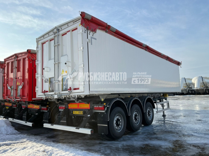 Купить Самосвальный полуприцеп алюминиевый Kassbohrer BASIC зерновоз 50 м3 ССУ 1220 мм в компании Русбизнесавто - изображение 1