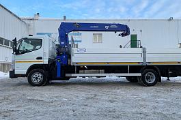 КМУ Tadano 360 на шассии Mitsubishi Fuso б/у (2021 г., 4409 км., 38 м.ч.)