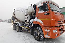 Автобетоносмеситель 5814Z9, шасси КАМАЗ 6520 6х4 б/у(2023 г.,25 135 км.,4600м.ч)(1952)Сбер комиссия