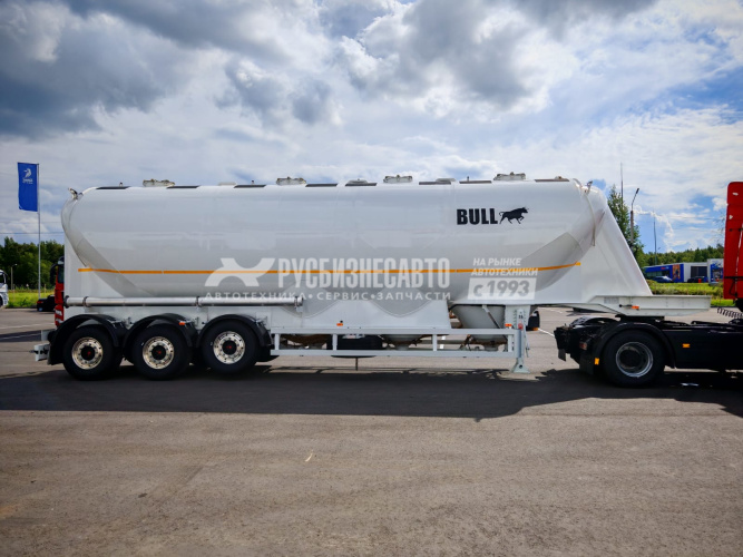 Купить ППЦ материаловоз (мука, комбикорм)  BULL (48 м3, 4 отс., алюминий, 3 оси SAF, WABCO, без компр.) в компании Русбизнесавто - изображение 3