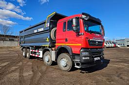 Самосвал HOWO T5G 8x4 б/у (2023г., 41 006 км.) (9284)новая резина зад. ось