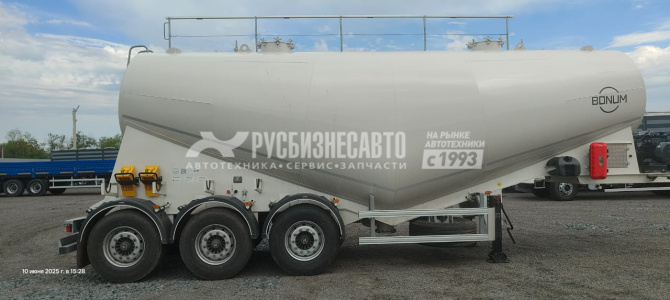 Купить ППЦ материаловоз (цемент, мука, комбикорм) BONUM 928010 (34 м3,комп. эл. 10,2 м3/мин, 3 оси ипм.) в компании Русбизнесавто - изображение 0