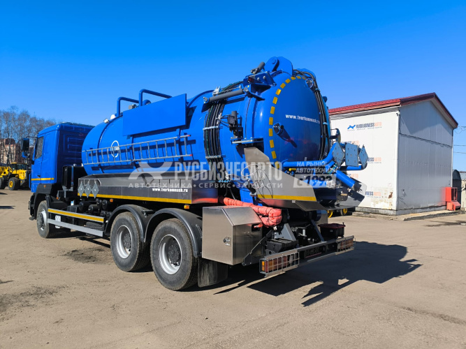 Купить ТКМ-630Д (илосос МАЗ 6312С9-8575-012, 15м3+1,5м3 (ил/вода), насос 2600м3/час, сист.гидроразм, ДОПОГ) в компании Русбизнесавто - изображение 6
