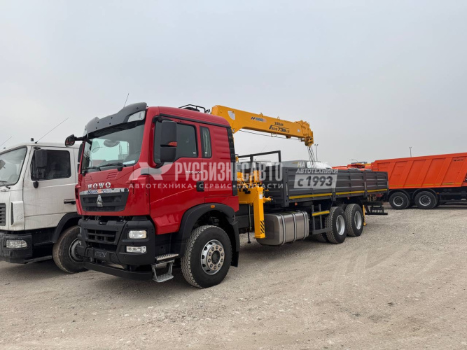 Купить КМУ HOWO T5G (6*4, 400л.с., Евро-5) + SOOSAN SCS736LII верх.упр. + борт сталь 8,0м. РМЗ в компании Русбизнесавто - изображение 0