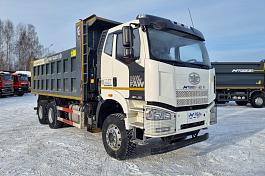 Самосвал FAW J6 (6x4) ПЖД, сухой фен б/у (2022 г., 71 976 км.) (9541)
