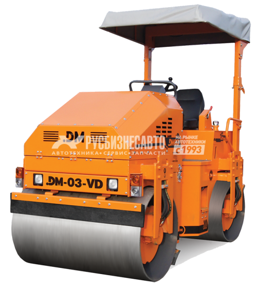 Купить Каток тротуарный двухвальцовый ZDM-03-VD (масса 3 т., шир. вальца 1,2 м) в компании Русбизнесавто - изображение 1
