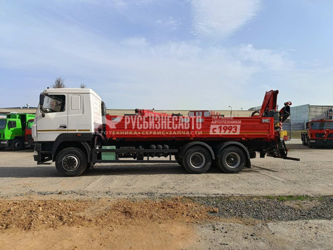 Купить КМУ МАЗ 631228-8575-012 (Евро-5) + FASSI F155A.0.22 на заднем свесе + борт сталь 6,45м. в компании Русбизнесавто - изображение 0