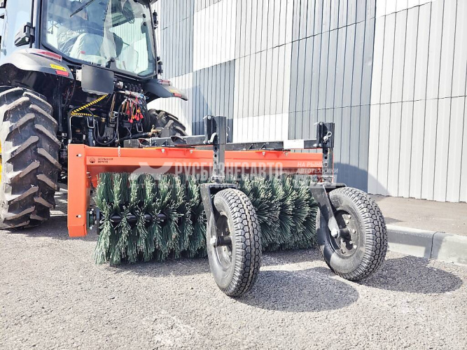 Купить Щетка коммунальная механическая от ВОМ, стандартная ширина захвата 1800мм(2 кардана, колеса 5*10) БЗ в компании Русбизнесавто - изображение 8