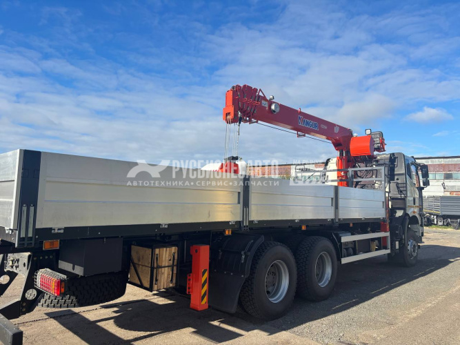 Купить КМУ FAW 3250 (6*4, 390л.с., Евро-5) + KANGLIR KS2056H верх.упр. + борт алюминий 8,0м. в компании Русбизнесавто - изображение 1
