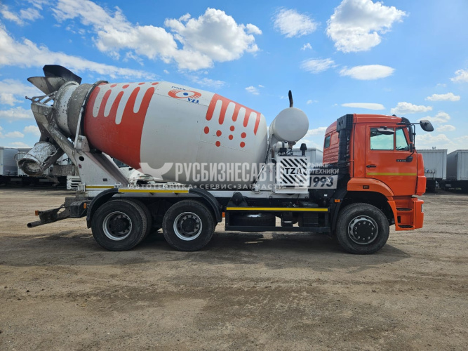 Купить Автобетоносмеситель 5814Z9 на шасси КАМАЗ 6520 6х4 б/у (2023 г., 14 143 км., 589 м.ч.)(2071) в компании Русбизнесавто - изображение 2