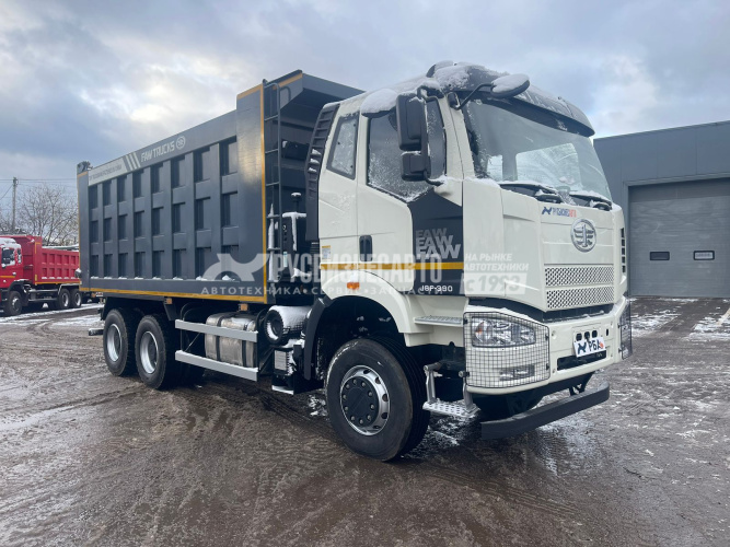 Купить Самосвал FAW J6 (6x4) б/у (2023 г. 37 857 км)(3495)новая резина зад. ось комплект фильтров подарок в компании Русбизнесавто - изображение 0