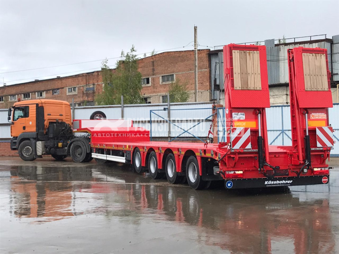 Купить Kassbohrer LB4E трал 4 оси раздвижной 12 градусов аппарели в компании Русбизнесавто - изображение 1