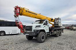 Автокран Ивановец КС-45717K-2 на шасси УРАЛ 6х6 б/у (2022г.;23 407 км;872 м/ч)(0106)