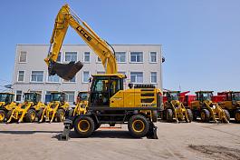 Экскаватор колесный LGCE E7210H (Квик-каплер гидр, Двухпоточная гидролиния (X3))