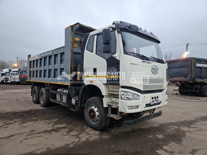 Купить Самосвал FAW J6 6x4 б/у (2022 г.в.,74 812 км.)(3060)Сбер комиссия в компании Русбизнесавто - изображение 0