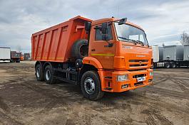 КАМАЗ 6520-53 самосвал б/у (2023 г., 32 307км.)(0032)(новая резина)