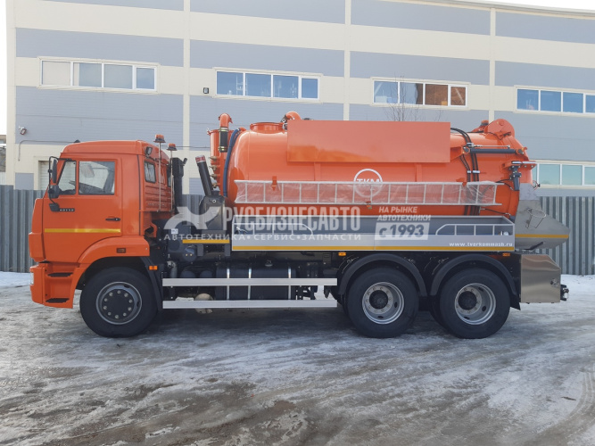Купить ТКМ-620 (илосос КАМАЗ-65115, 10+1,5 м3, насос JUROP PVT-400 2600м3/час, сист. гидроразмыва) в компании Русбизнесавто - изображение 6