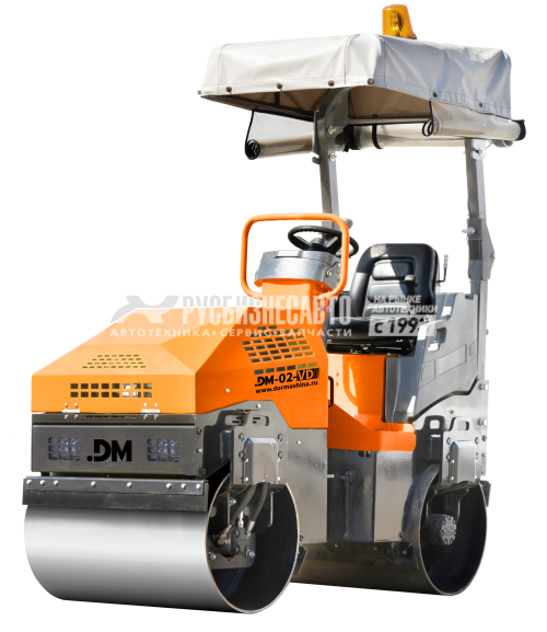 Купить Каток тротуарный двухвальцовый вибрационный DM-02-VD(масса 1,5 т. шир. вальца 0,9м) в компании Русбизнесавто - изображение 0