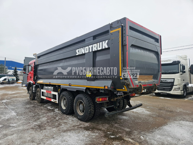 Купить Самосвал HOWO T5G 8x4 б/у (2024г., 58 833 км.)(4000)новая резина зад. ось в компании Русбизнесавто - изображение 8