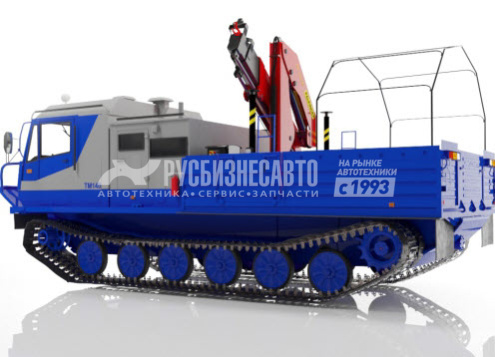 Купить ТМ-140П гусеничная транспортная машина (с кран-манипулятором, ТМ140П-сб2) в компании Русбизнесавто - изображение 1