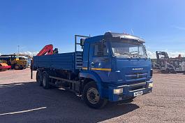 КМУ КАМАЗ 65117 (6х4) + INMAN IM 150N б/у (2020 г.в., 294 000 км., 1500 м/ч) (4377)