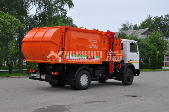 Купить МК-3552-03 на шасси МАЗ-534025-585-013 Мусоровоз (б/к кузов) в компании Русбизнесавто - изображение 1