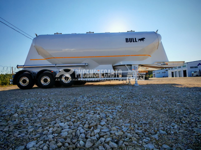 Купить ППЦ материаловоз (мука, комбикорм)  BULL (40 м3, 3 отс., алюминимй, 3 оси SAF, WABCO, без компр.) в компании Русбизнесавто - изображение 2