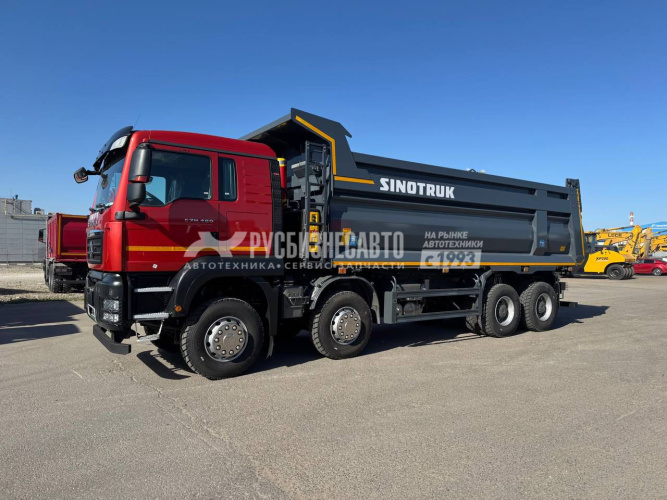Купить Самосвал SITRAK C7H 8x4 ( ZZ3316V386ME ) / 7.1*2.3*1.5+0.3 / 24-29 м3 / наклон / МКПП без ретард в компании Русбизнесавто - изображение 1