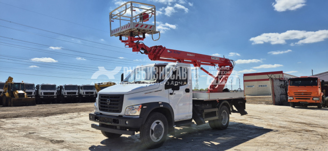 Купить АГП КЭМЗ ТА-22 на шасси ГАЗ-C41R13-106В (Евро-3, 4х2), однорядка, стрела вперед, поворотная люлька в компании Русбизнесавто - изображение 3