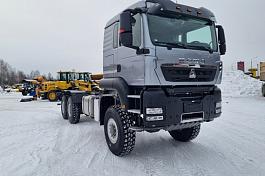 КМУ HOWO T5G (6*6, 400л.с., Евро-5) + KANGLIR KS2056H верх.упр. + борт сталь 6,4м.