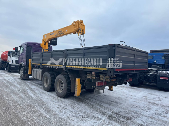 Купить КМУ HOWO T5G (6*4, 400л.с., Евро-5) + SOOSAN SCS736LII верх.упр. + борт сталь 8,0м. РМЗ в компании Русбизнесавто - изображение 3