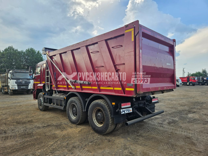 Купить КАМАЗ 6520-B5 самосвал ДВС Cummins б/у (2023 г., 40 002 км.)(9732) - новая резина зад. ось в компании Русбизнесавто - изображение 5