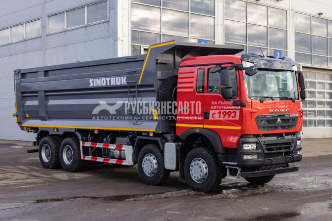 Купить Самосвал HOWO T5G 8x4 ( ZZ3317V386GE1 ) / 7.6*2.3*1.5+0.5 / 26-35 м3 / прямой / п.ч. 4.77 в компании Русбизнесавто - изображение 1