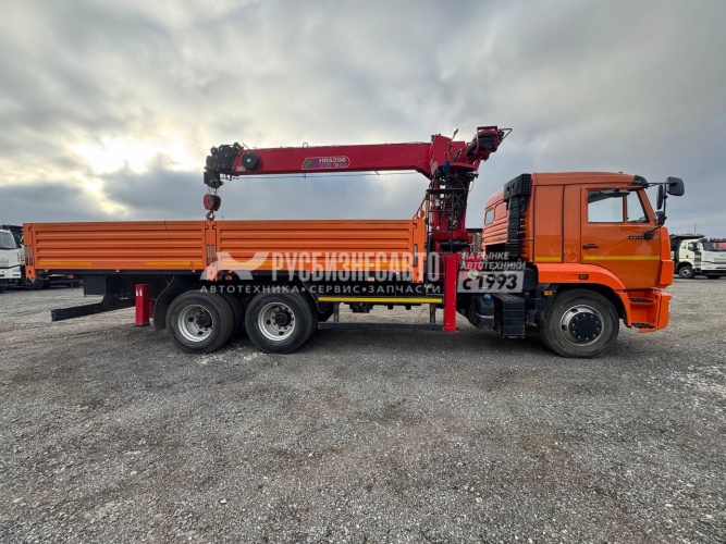 Купить КМУ КАМАЗ 65115 (Евро-5) + HRS 206 + борт сталь 6,8м б/у (2023 г.в. 2 444 км.)(0039) в компании Русбизнесавто - изображение 5