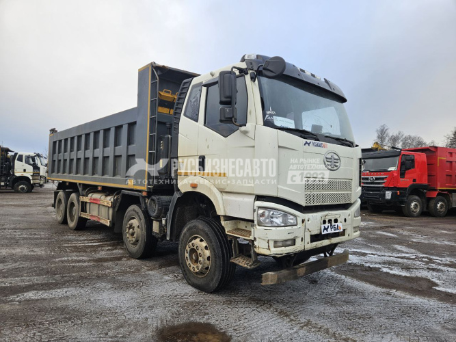 Купить Самосвал FAW J6 (8х4) б/у (2023 г., 189 662 км) (7100) Сбер комиссия в компании Русбизнесавто - изображение 0