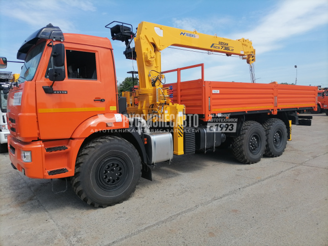 Купить КМУ КАМАЗ 43118-73094-50 (Евро-5) + SOOSAN SCS736LII верх.упр.+борт сталь 6.2м. (без спалки) в компании Русбизнесавто - изображение 4