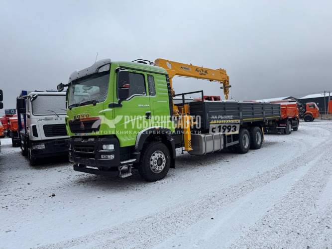 Купить КМУ HOWO T5G (6*4, 400л.с., Евро-5) + SOOSAN SCS746L верх.упр. + борт сталь 8,0м. РМЗ в компании Русбизнесавто - изображение 2