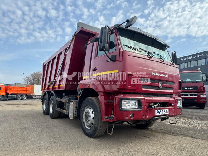 Купить КАМАЗ 6520-B5 самосвал б/у ДВС Cummins (2023 г.в. 28 418 км.)(7289) в компании Русбизнесавто - изображение 0