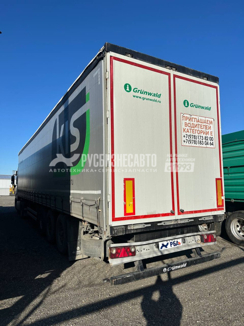 Купить GRUNWALD, 9453-0000010-10, ПОЛУПРИЦЕП б/у (штора 13,6м)(2023 г.)(8907)-Сбер комиссия в компании Русбизнесавто - изображение 3