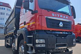 Самосвал SITRAK C7H 8x4 ( ZZ3316V386ME ) / 7.6*2.3*1.5+0.5 / 26-35 м3 / прямой / МКПП без ретард