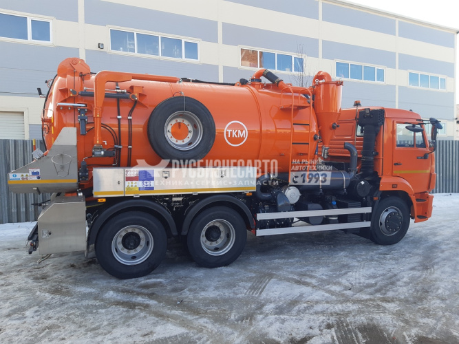 Купить ТКМ-620 (илосос КАМАЗ-65115, 10+1,5 м3, насос JUROP PVT-400 2600м3/час, сист. гидроразмыва) в компании Русбизнесавто - изображение 15