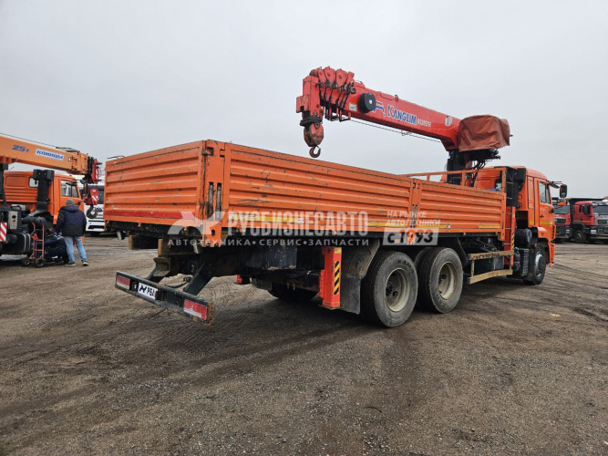 Купить КМУ КАМАЗ 65115 (Евро-5) KANGLIM KS2057H верх.упр. борт 6,2м.б\у (2022 г.в. 45 472 км 3007мч)(0520) в компании Русбизнесавто - изображение 3