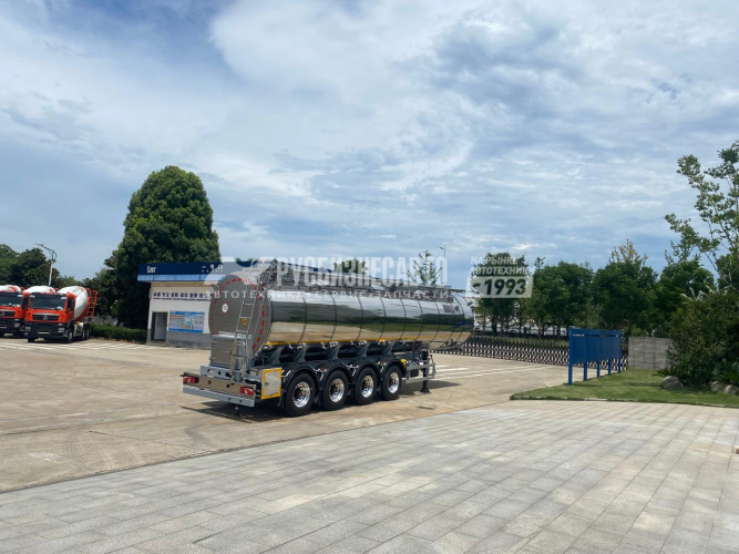 Купить ППЦ-27 BULL  (пищевая, 27 м3, нерж/нерж, 4 отс., система мойки, 4 оси SAF, WABCO) в компании Русбизнесавто - изображение 16