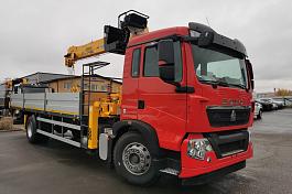 КМУ HOWO T5G (4*2, 280л.с., Евро-5) + SOOSAN SCS736LII верх.упр. + борт алюминий 7,5м.