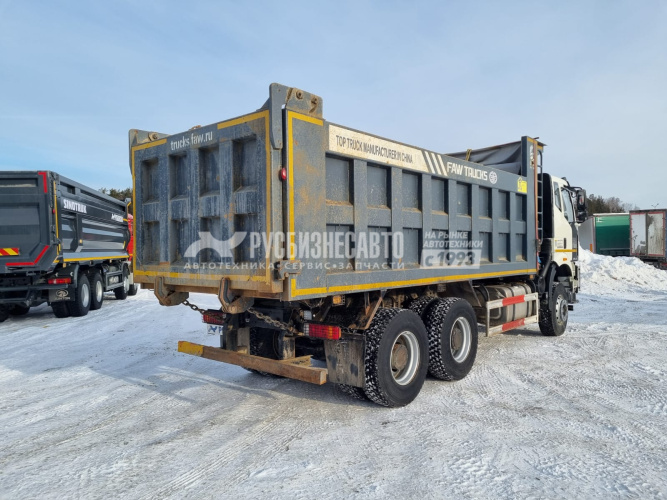 Купить Самосвал FAW J6 (6x4) ПЖД, сухой фен б/у (2022 г., 71 976 км.) (9541) в компании Русбизнесавто - изображение 4